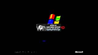Windows Xp Logo 2001 2014 In Pitch Black