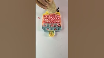 Beads dropping on Pop it ASMR Video #shorts #beads #dropping #asmr #popit #reverse #karthisasmr