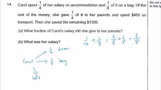 Ace those PSLE Math problem sums on percentage and fractions