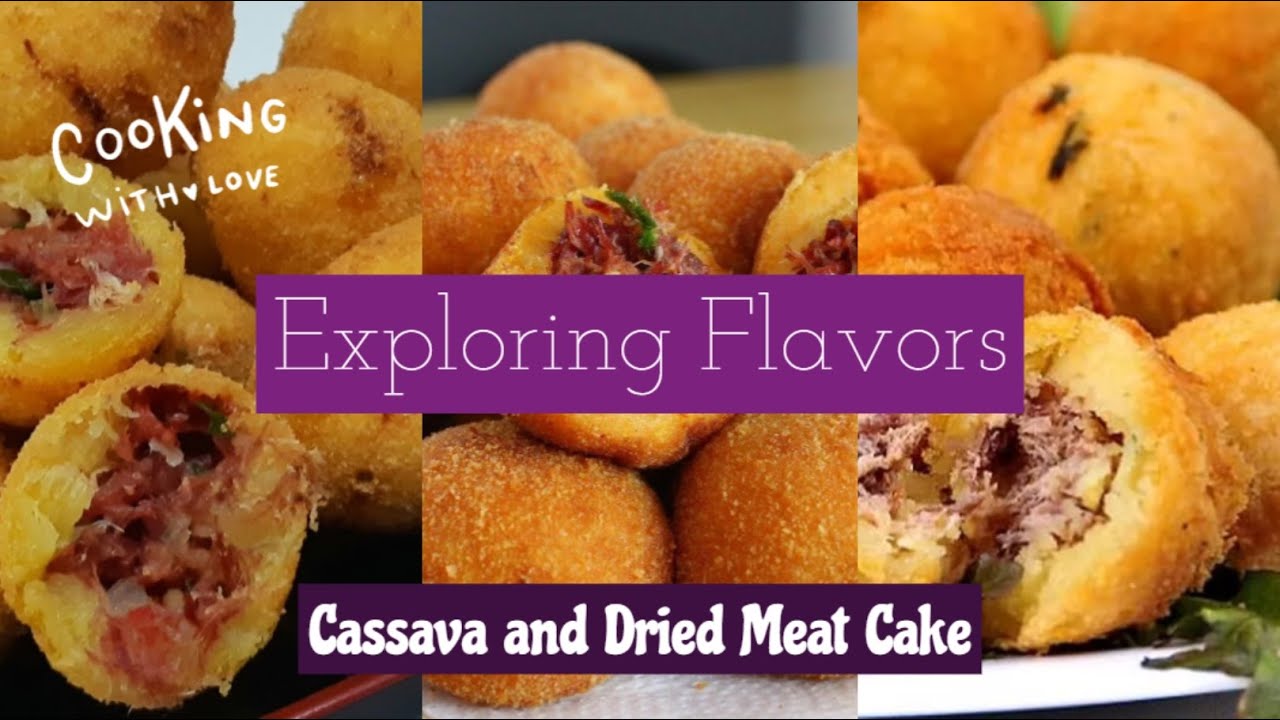 Explore the irresistible flavor of Cassava and Dried Meat Cake Easy and Delicious Recipe!🍗