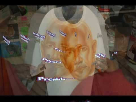 Kallies Airbrush Painting of President Obama