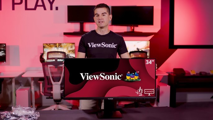 ViewSonic VP3481a, 34 Curved Ultra-Wide 100Hz FreeSync™ ColorPro™ Monitor  w/ USB-C