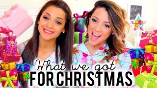 What we got for Christmas 2014!! Niki and Gabi ❄