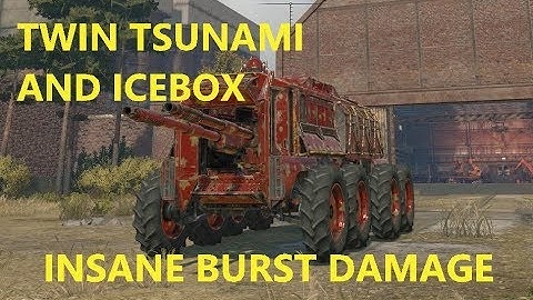 Crossout Lets Build! TSUNAMI AND ICEBOX - ONESHOT MACHINE