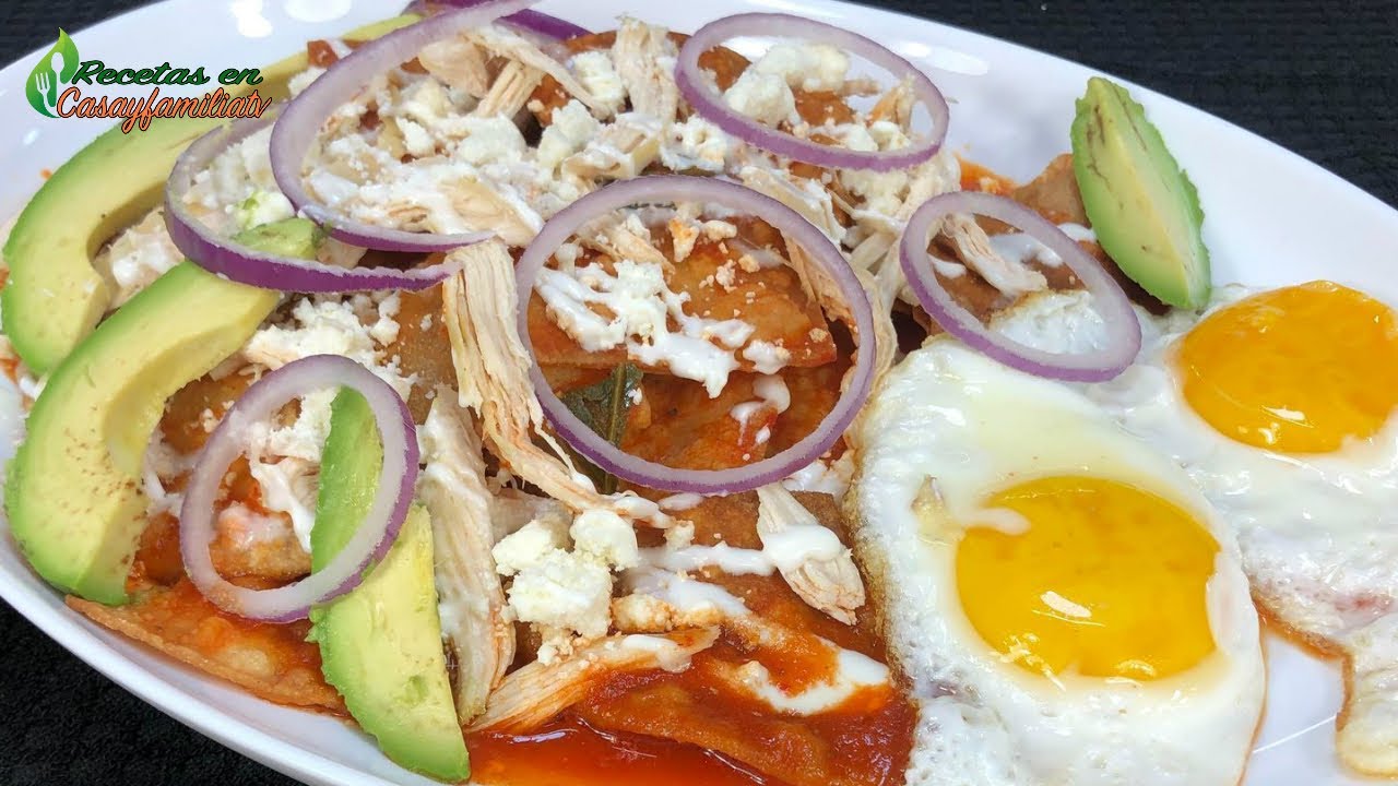 CHILAQUILES ROJOS CON POLLO: Receta Fácil y Deliciosa para Casa o Negocio