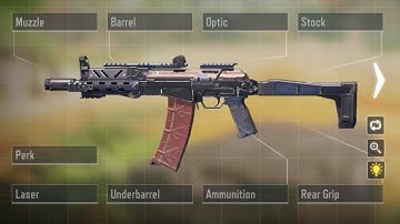 Cod Mobile : All RUS-79U gunsmith attachments ! (MAX level)