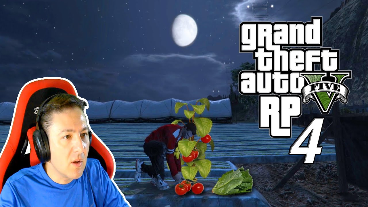 Μαζεύω ντομάτες και μαρούλια τα μεσάνυχτα! [GTA RP 4]