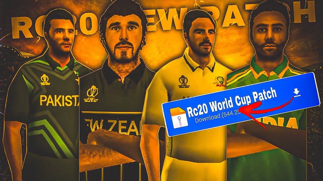 🤩WOW! Real Cricket 20 World Cup 2023 Patch Download Now