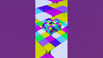 Rubik Corner Infinite Stack #satisfyingvideo #rubik