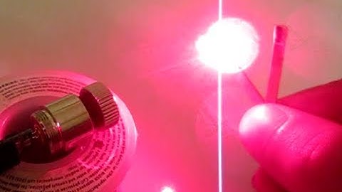 DIY: How to Build a Burning Red Laser