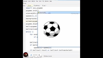 Bouncing Ball program in Python | Prof.Antony Vijay #shorts