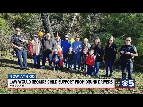 Proposed Bentley's Law in Missouri would make drunk drivers pay child support if parent is killed