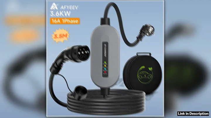 AFYEEV 36KW 16A Type2 IEC621962 Portable EV Charger With Indicator Light Type1 SAE J1772 Electric C