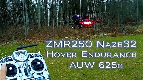 Mini Quad Hover Endurance Test ZMR250 Naze32  - with 1300 mah Lipo