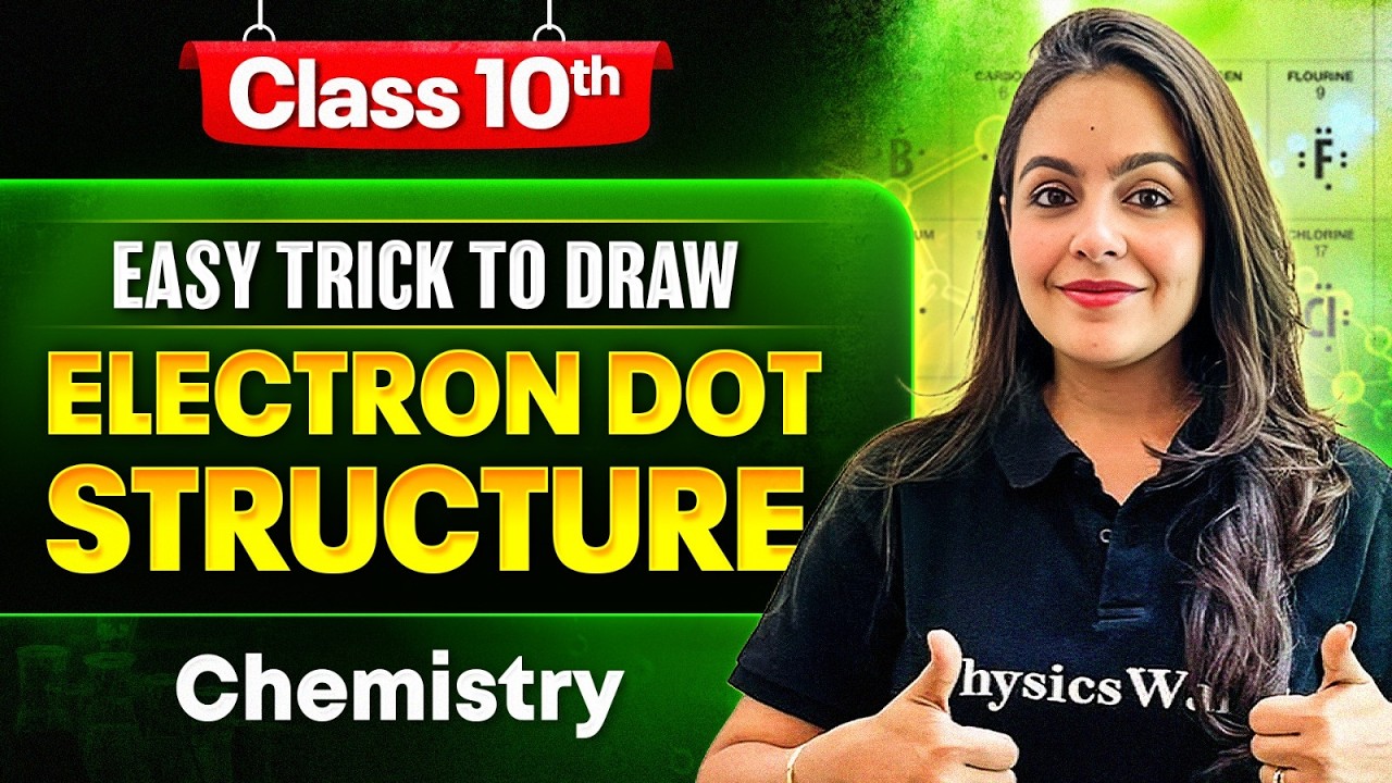 Draw Electron Dot Structure in 5 Minutes! ⏱️ Class 10