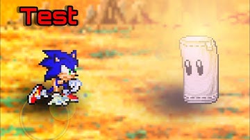 Macromedia flash 8 sprite animation test - Sonic vs sandbag