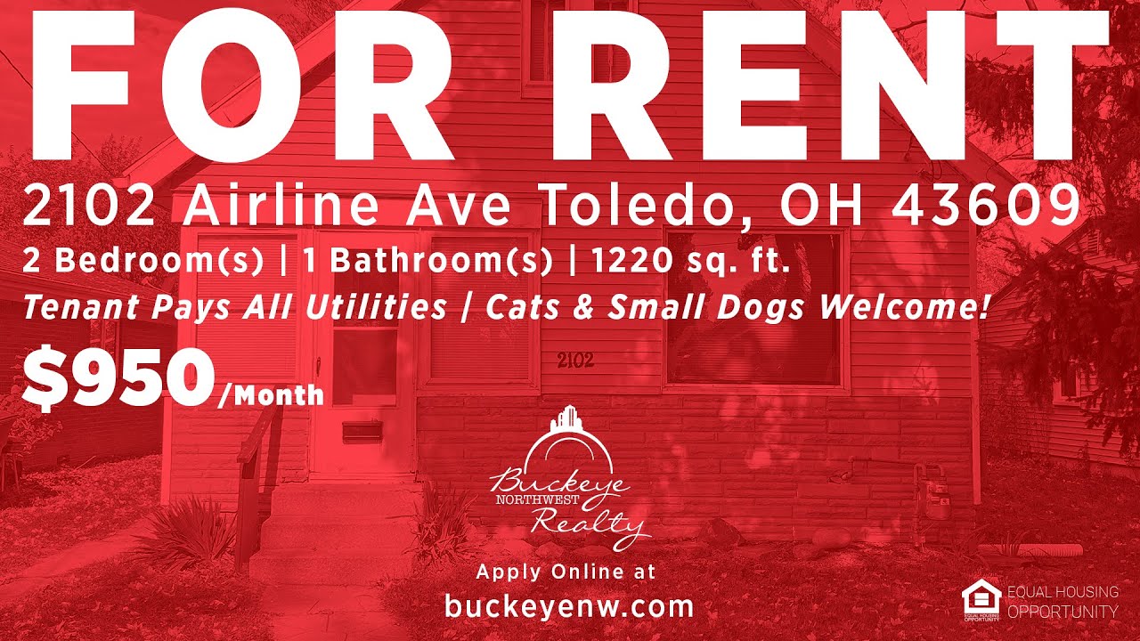 For Rent 2102 Airline Ave Toledo Ohio YouTube
