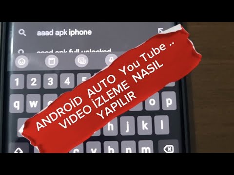 ANDROİD AUTO  VIDEO İZLEME  NASIL YAPILIR DETAYLI ANLATIM CETİNGARAJ06