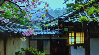 Quiet Night with Soft Rain Across the Rice Paddies | Deep Relaxation