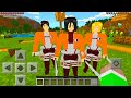 Minecraft PE : ATTACK ON TITAN v2 MOD in Minecraft Pocket Edition