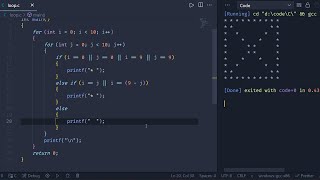 tutorial membuat bintang, persegi, segitiga dll dengan coding