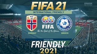 FIFA 21 Norway vs Greece | International Friendly 2021 | PS4 Full Match