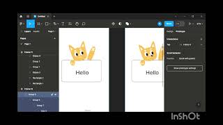 Creating an Interactive Cute Cat Button in Figma screenshot 4