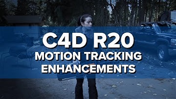 Motion Tracker Workflow Enhancements [New in C4D R20]