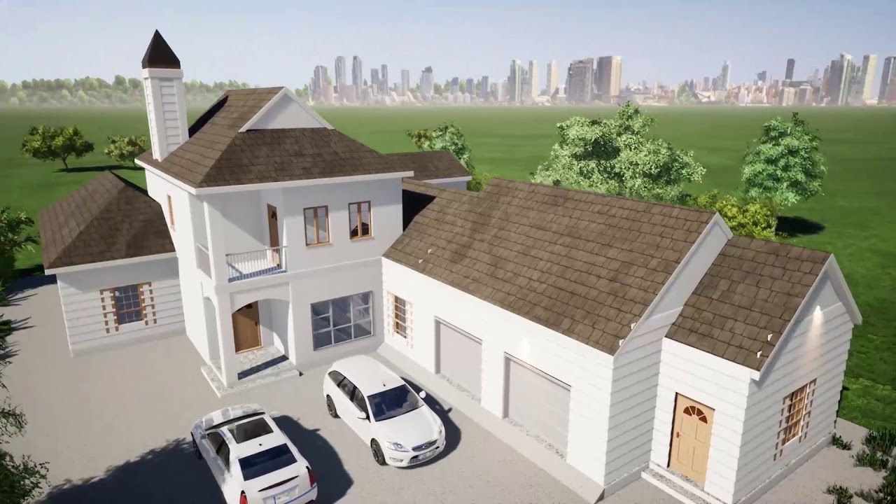 New House Design 🔥🔥🔥 Tapper Gable roof Revit Twinmotion
