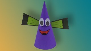 Finding Dory Paper Craft | Paper Cone Craft Hats | Finding Dory Craft With Paper | Popular Craft