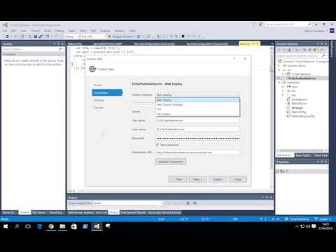 Node.JS and Angular on Visual Studio (03 PublishNodejs)