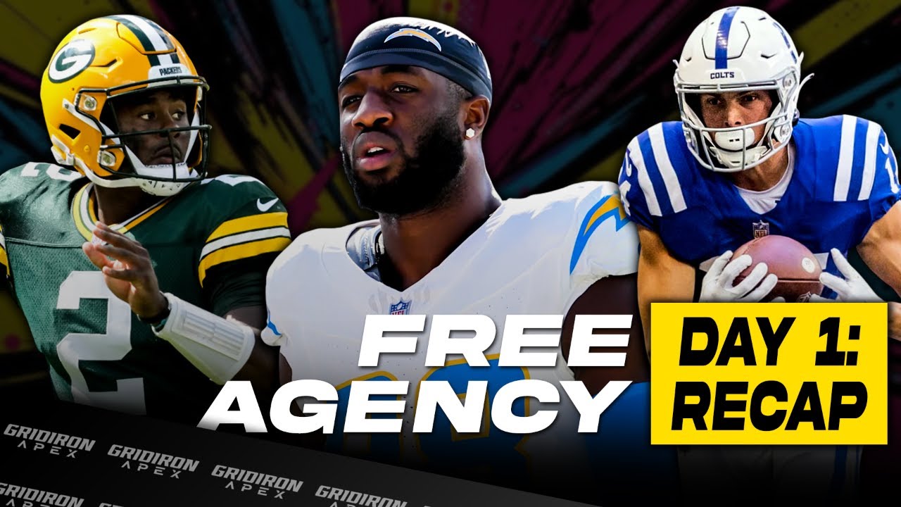 🚨LIVE - NFL Free Agency | Day 1 Recap
