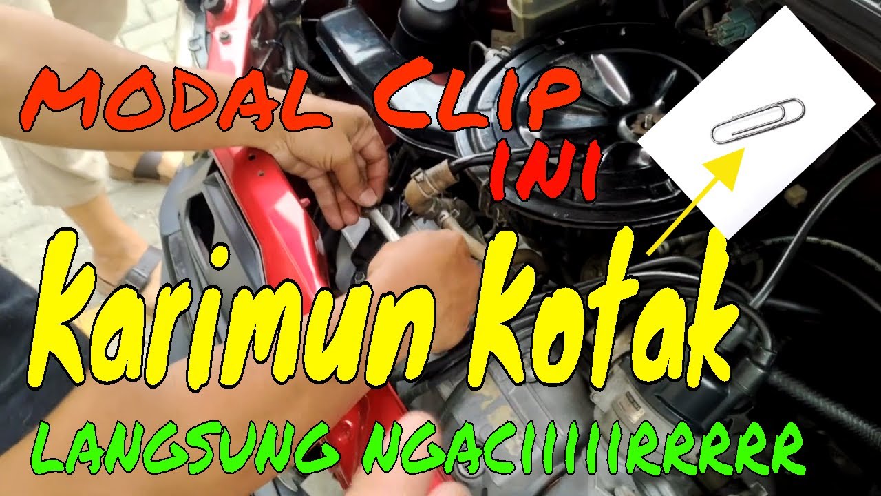 Merubah Tuas Vaccum skep secondary karburator karimun kotak menjadi manual, langsung ngaciirr