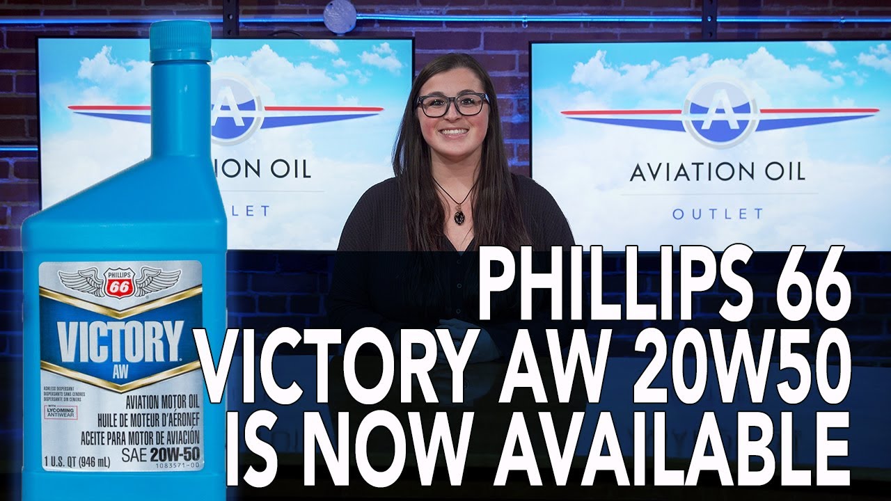 Phillips 66 Victory AW 20w-50 is Now Available | Aviation Oil Outlet