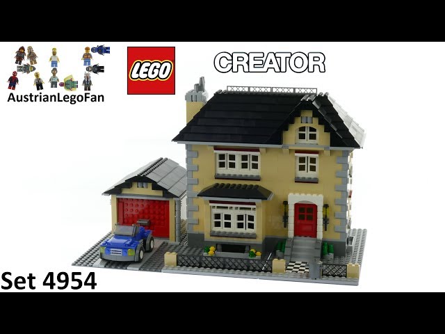 Tochi træ nøgle miljøforkæmper Lego Creator 4954 Model Town House - Lego Speed Build Review - YouTube