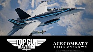 Ace Combat 7 - Top Gun Maverick tribute clip (Intro with Danger Zone + bonus)