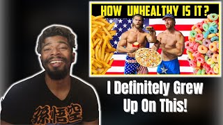 AMERICAN REACTS TO We Tried the AVERAGE AMERICAN DIET, Here's What Happened