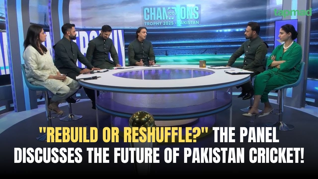 "Rebuild or reshuffle?" 🔄 The panel discusses the future of Pakistan cricket!