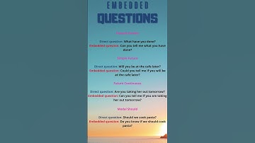 Aprende a Usar Embedded Questions en Inglés: Guía Completa y Ejemplos Prácticos 📚