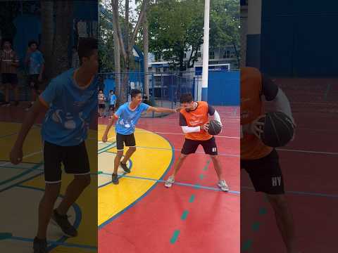 Nem sabe andar e já quer correr 😂😅 #basketball #basquete #shorts #aula