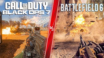 Call of Duty Black Ops 7 vs Battlefield 6 - Direct Comparison! Attention to Detail & Graphics! PC 4K
