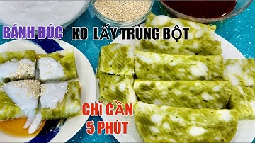 Bánh Đúc Gân Lá Dứa Nước Cốt Dừa Cách Làm Mới CHỈ CẦN 5 PHÚT Không Cần Khuấy Trùng Bột bánh mềm dẻo
