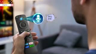 Voice Replacement Remote Control Compatible with Fire TV Stick,TV Cube and Amazon Fire Smart TVs.