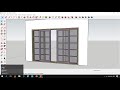 Sketchup / Creating a French Window in Sketchup