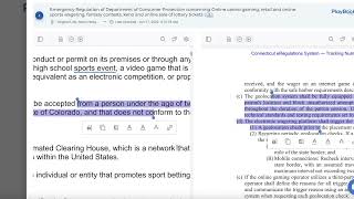 Playbook Demo:  Side-by-Side Document Comparison