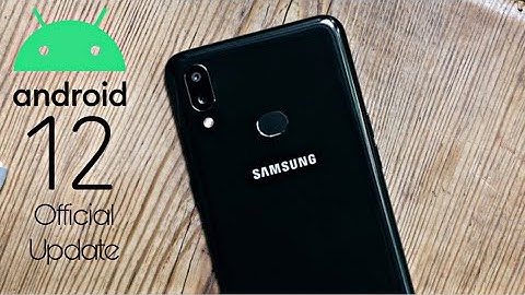 Samsung Galaxy A10s Android 12 Update