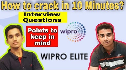 How to prepare for WIPRO ELITE NTH 2022 || Best way to prepare for WIPRO