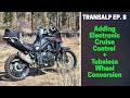 Cruise control and tubeless wheels for the honda transalp 750 ep8