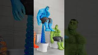 Red Hulk Vs Blue Hulk Vs Green Hulk Toilet Challenge 12 Marvel Animation