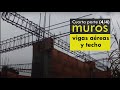 Construir Muros, viga aérea y techo # 4 (Construcción de garaje)